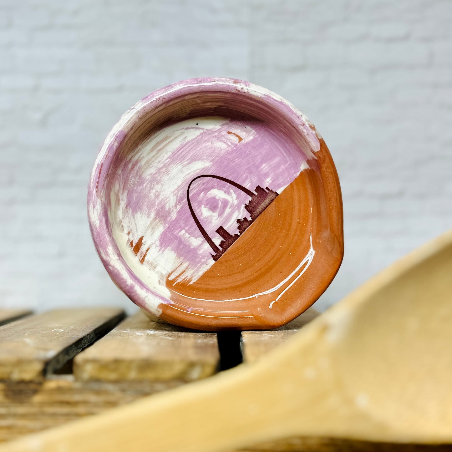 Arch Spoon Rest - Assorted Colors (Yellow, Coral, Green, Purple)