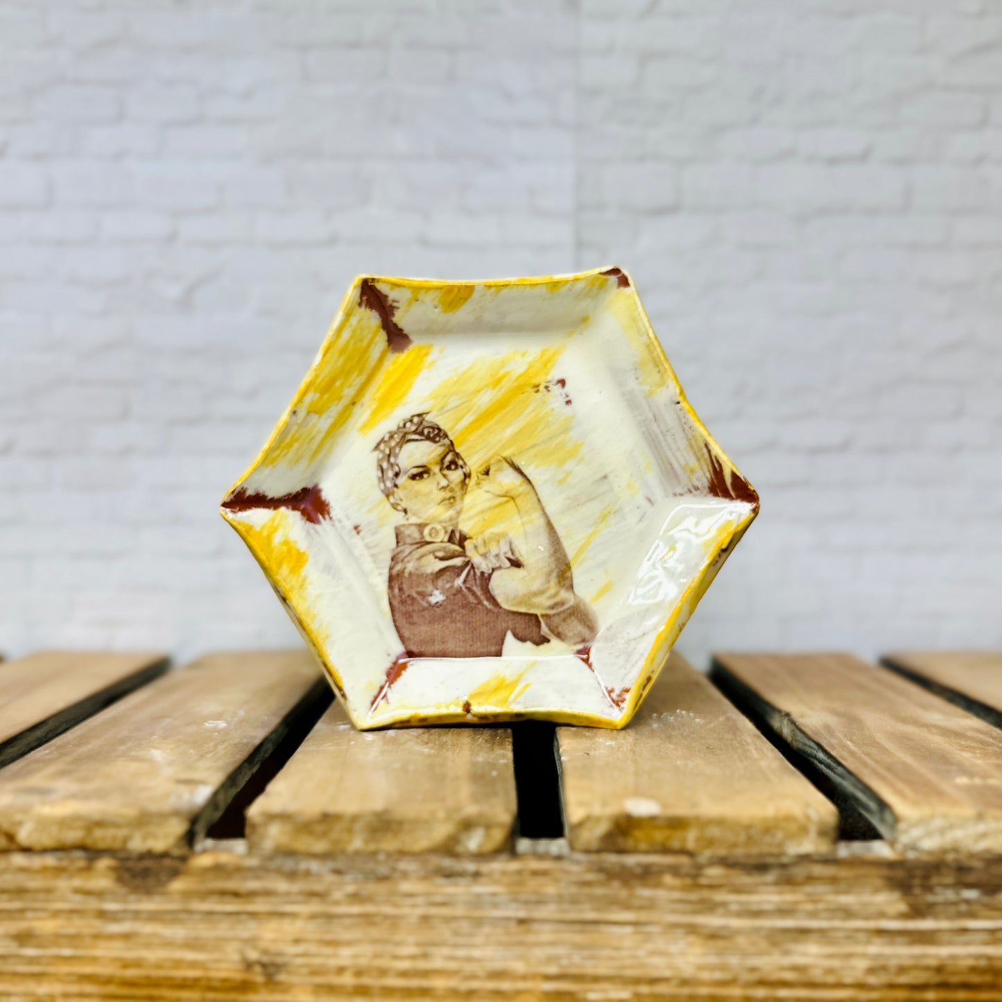 Rosie the Riveter Trinket Tray