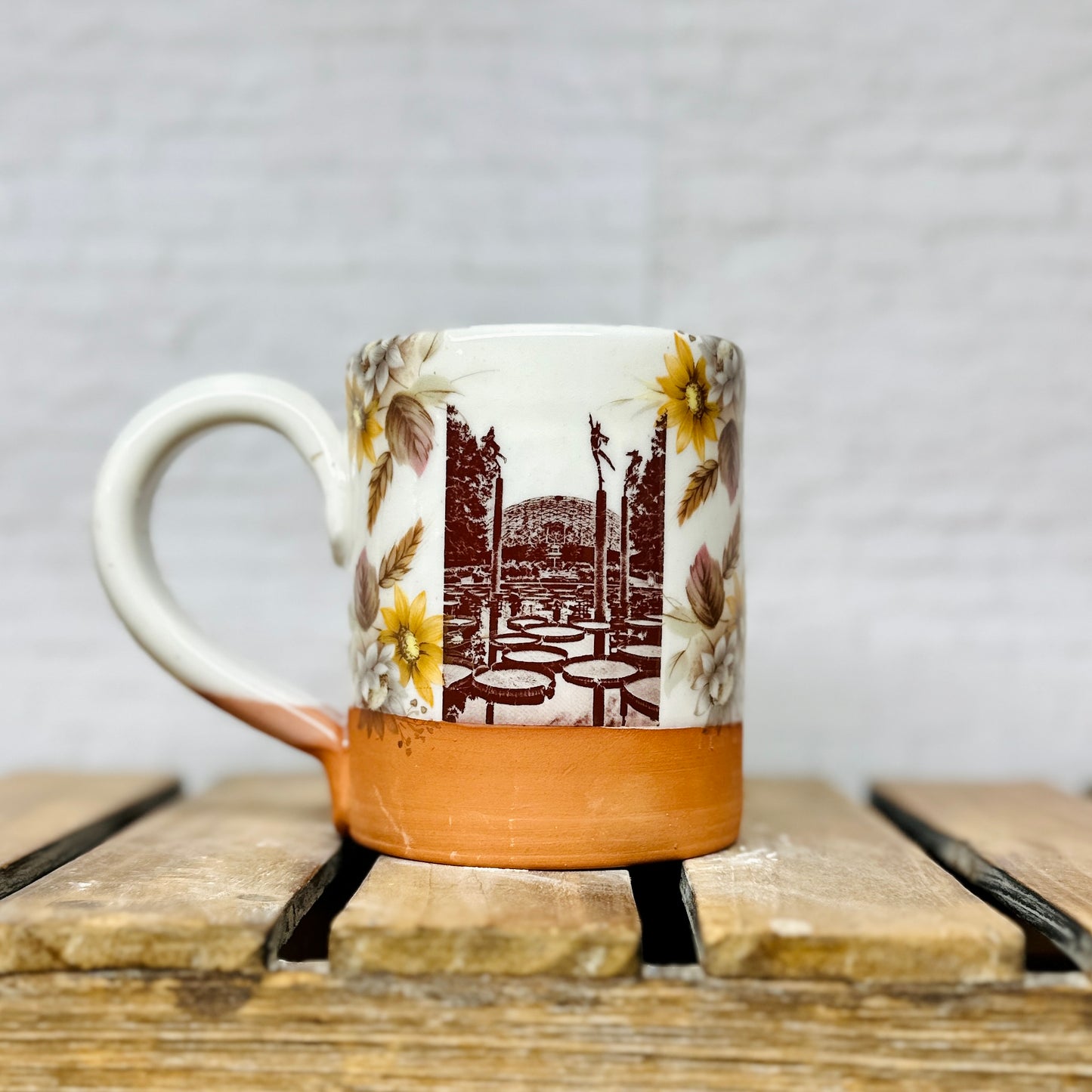Botanical Garden Mug with Florals