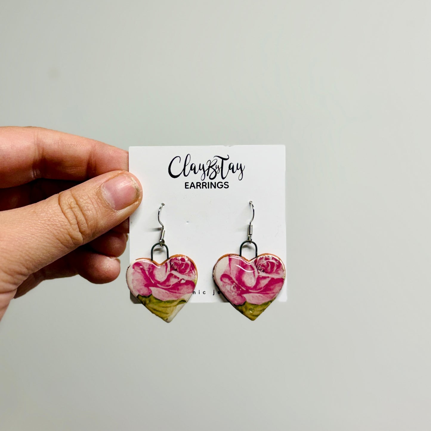 Pink Florals - Earrings - Multiple Styles