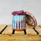 Cool Colors Striped Planter