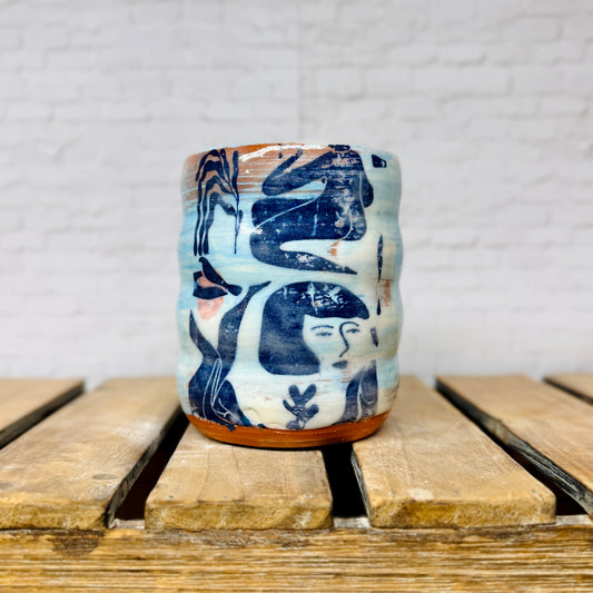 Curvy Matisse Inspired Vessel