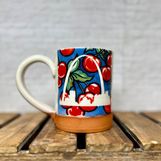Patterned Arch Mug - Cherries