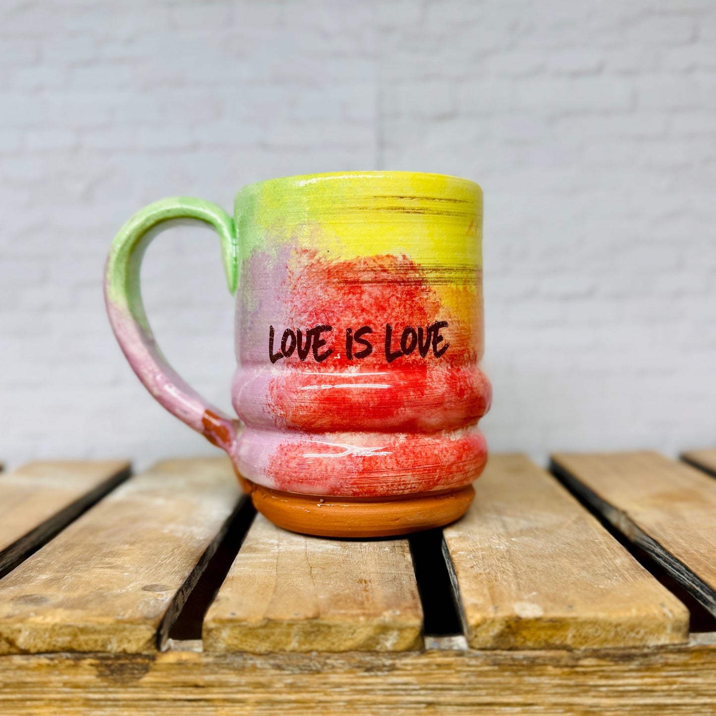 Groovy Mug: Rainbow LOVE IS LOVE (Multiple Styles)