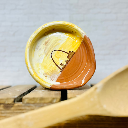 Arch Spoon Rest - Assorted Colors (Yellow, Coral, Green, Purple)