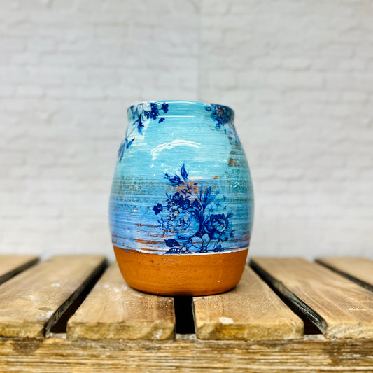 Blue Bottle Vase