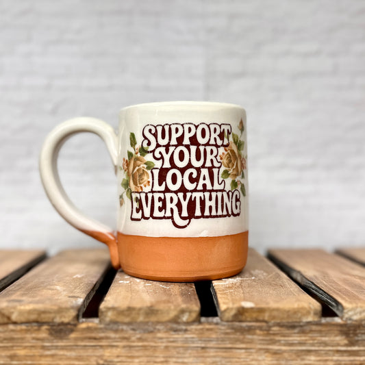 Support Local Mug - Floral