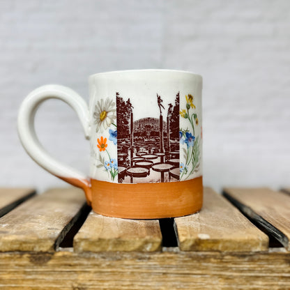 Botanical Garden Mug with Florals