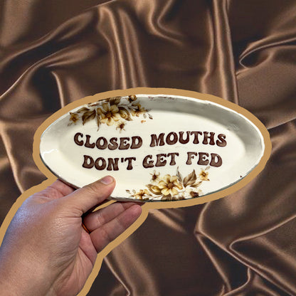 Quote Oval Trays - Multiple Options