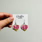 Pink Florals - Earrings - Multiple Styles