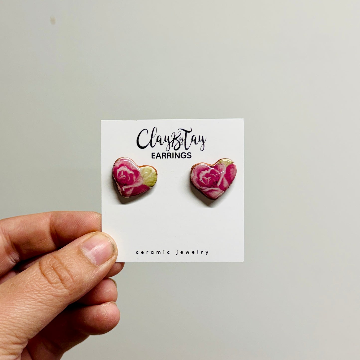 Pink Florals - Earrings - Multiple Styles